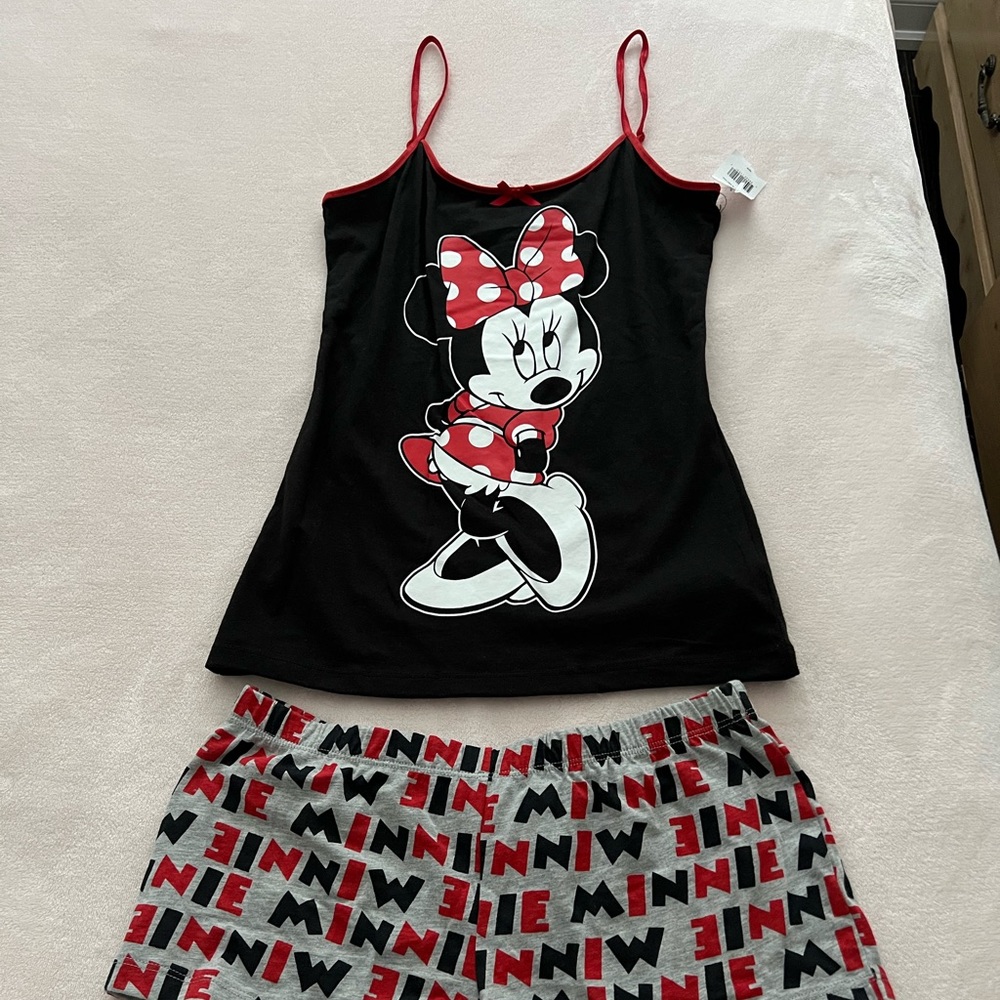 Mickey Mouse pajama set.